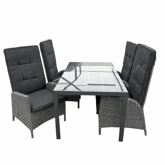 Solterra Meloneras/Palermo 160 cm 4-delige dining tuinset