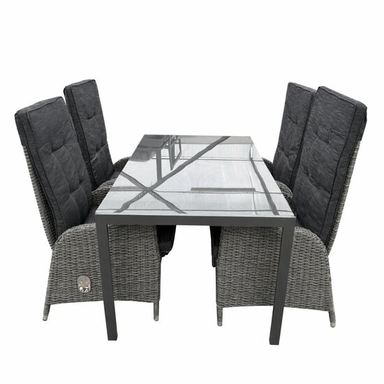 Solterra Meloneras/Palermo 160 cm 4-delige dining tuinset