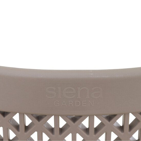 Siena Garden District dining tuinstoel - taupe