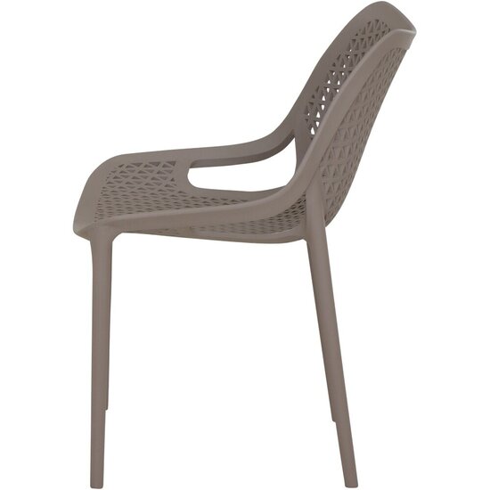 Siena Garden District dining tuinstoel - taupe