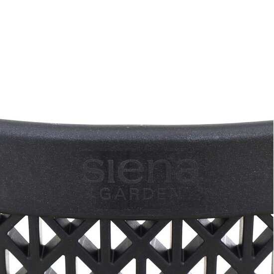 Siena Garden District dining tuinstoel - antraciet