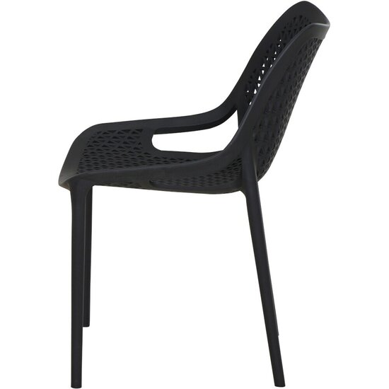 Siena Garden District dining tuinstoel - antraciet