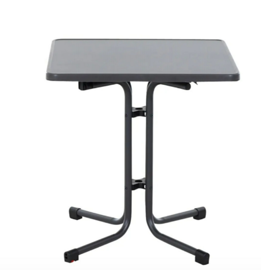 Siena Garden Paco klaptafel 70x70cm - antraciet