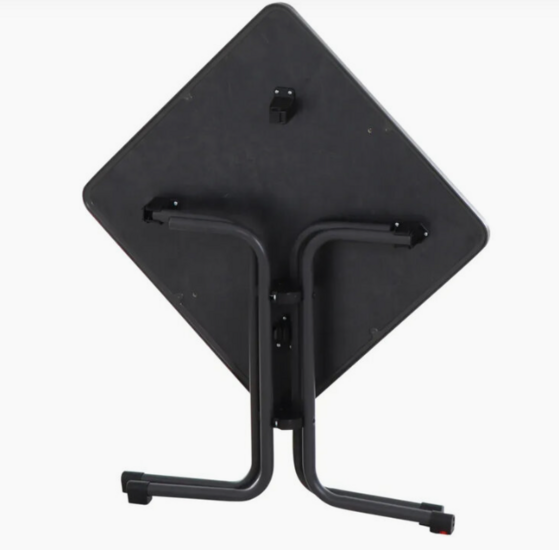 Siena Garden Paco klaptafel 70x70cm - antraciet