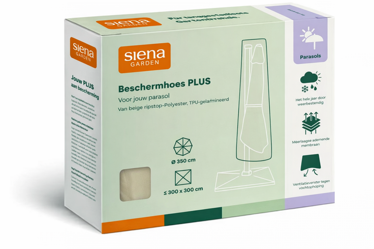 Siena Garden parasol beschermhoes Plus Zweefparasol 250x55/60cm
