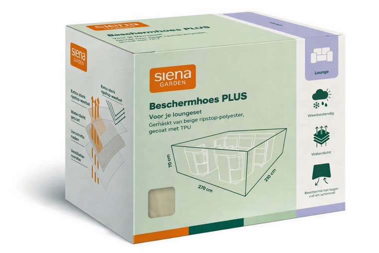 Siena Garden beschermhoes loungeset plus 270x210x70cm