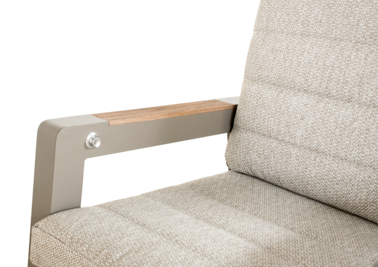 Sens-Line Valerie airpump dining tuinstoel - Sand - Woodlook