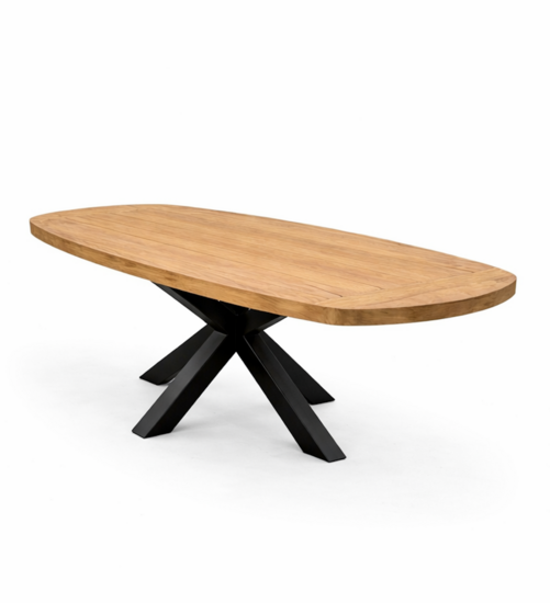 Reteak Bentuk 200x100x76 cm dining tuintafel