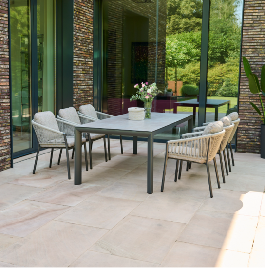 Siena Garden Merano dining tuinstoel - Antraciet