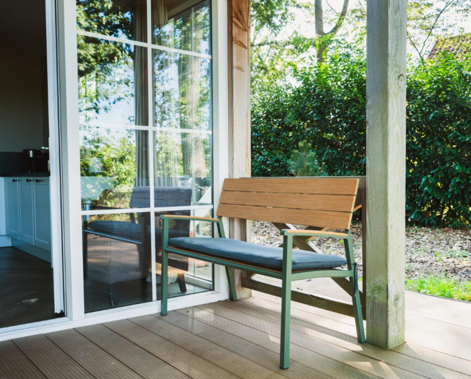 MaximaVida Bermuda tuinbank 120cm - Olijfgroen