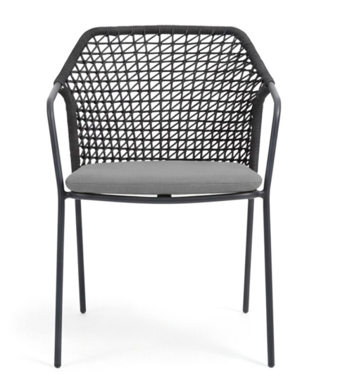 Barths Burano dining tuinstoel - antraciet