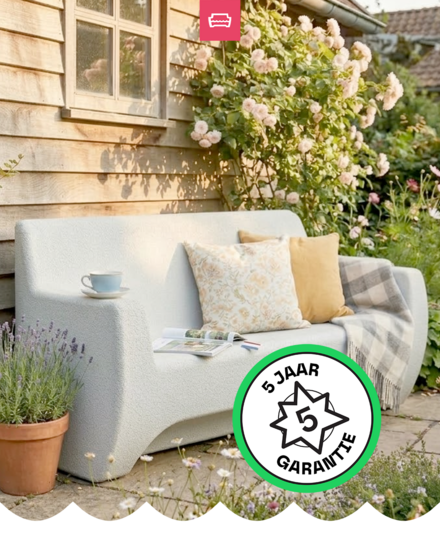 Happy Sofa waterbank 168cm - antraciet