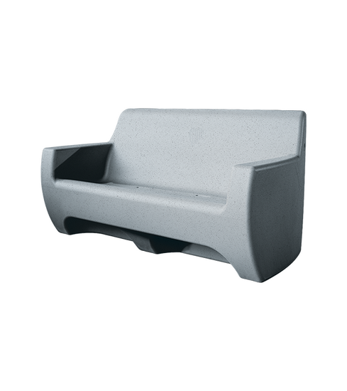 Happy Sofa waterbank 168cm - lichtgrijs graniet