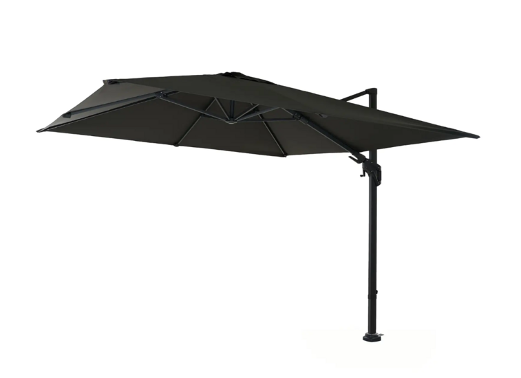 Siena Garden Fagus N+ zweefparasol 300x300cm antraciet - incl. verrijdbare betonvoet 90kg