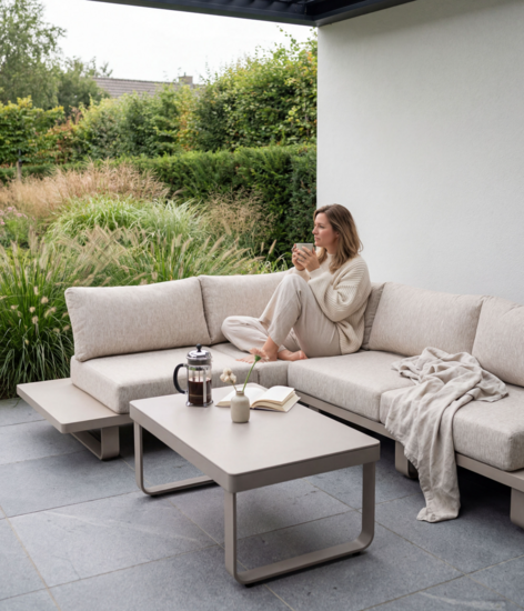 Barths Porto loungeset 3-delig incl. tafel - Sand
