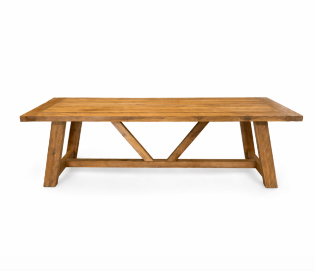 Reteak Teguh dining tuintafel 260x100 cm