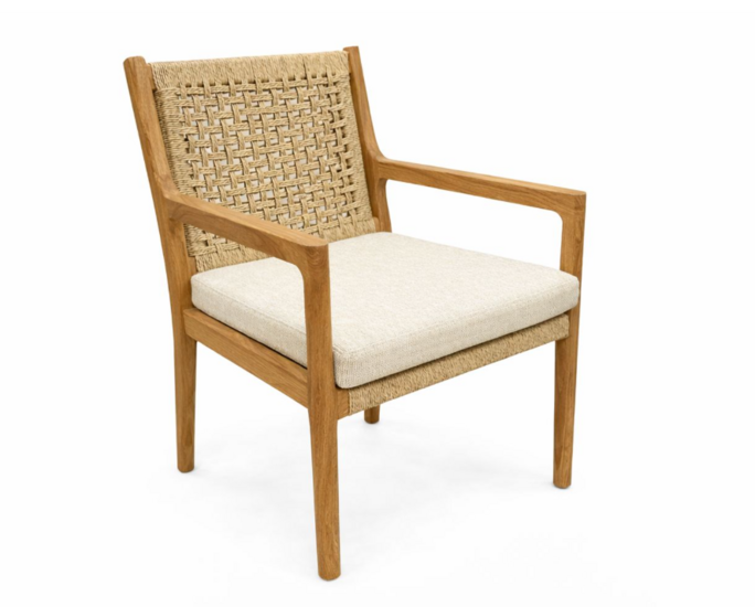 Reteak Johan/Bandung 160cm 5-delige dining tuinset 