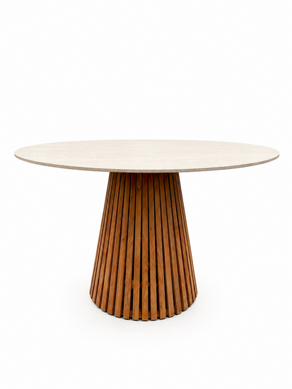 Reteak Solero &Oslash;120cm dining tuintafel 