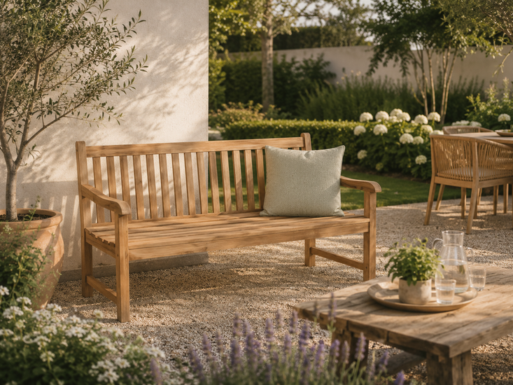 Tuinzitters Java tuinbank 120cm - Teak 
