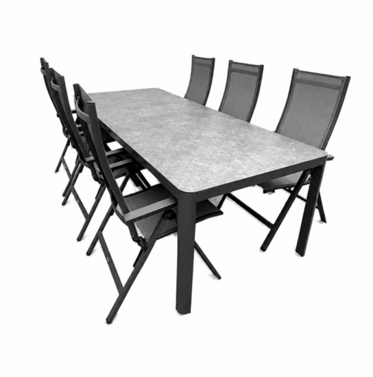 Siena Garden Tauro/Gibraltar 240cm 7-delige dining tuinset 