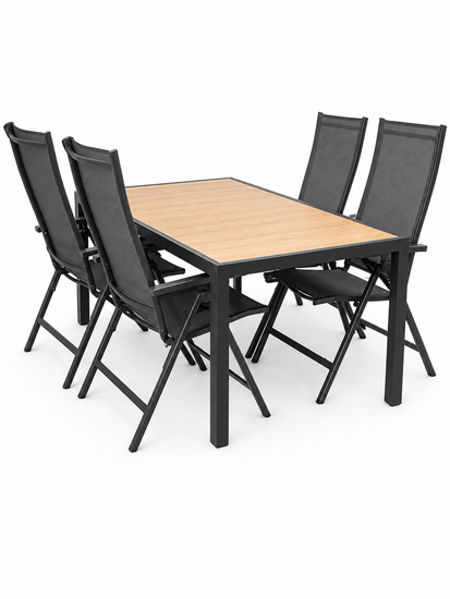 Siena garden Tauro/Pronto 147 cm 5-delige dining tuinset