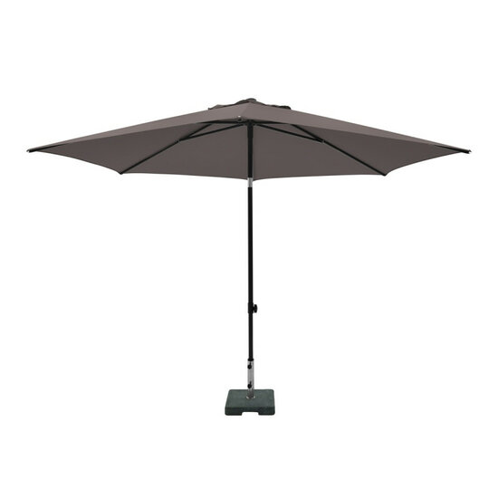 Madison Mykanos push-up parasol &Oslash;250 cm - Taupe (excl. voet)