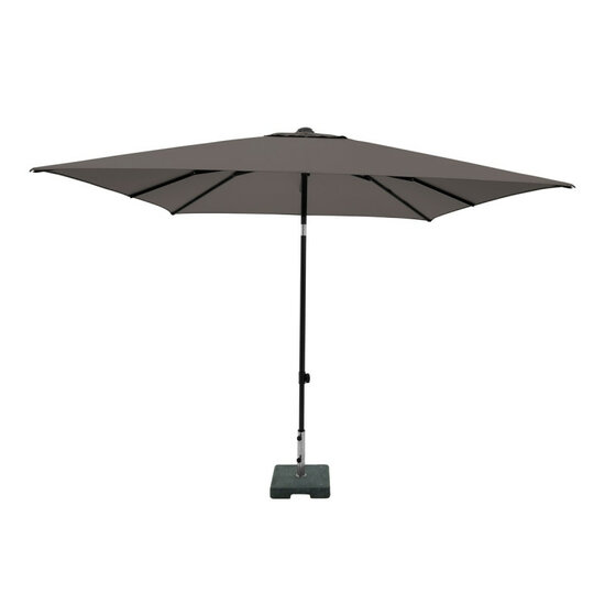 Madison Corsica Push-up stokparasol 200 &times; 250 cm &ndash; Taupe (excl. voet)