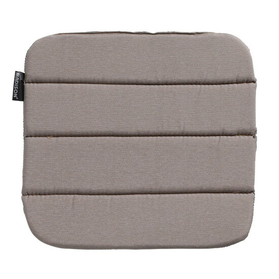 Madison modern 40x40 cm dining zitkussen panama - taupe 
