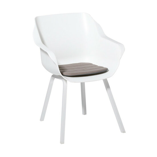 Madison modern 40x40 cm dining zitkussen panama - taupe 