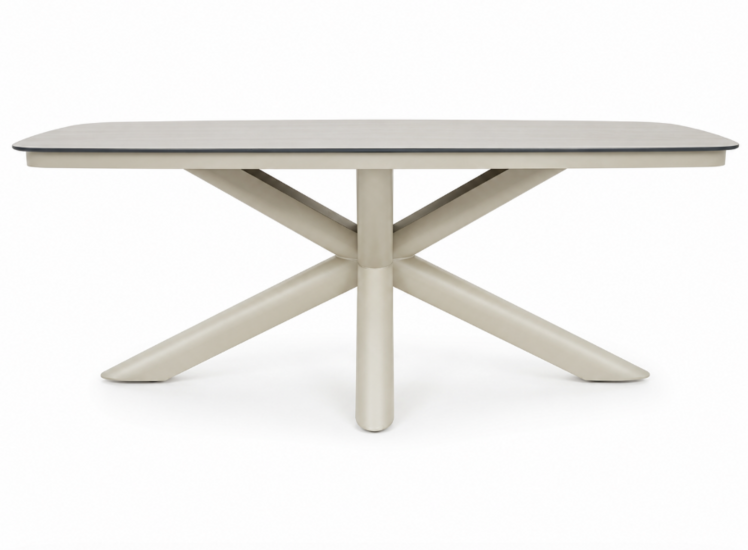 Sens-Line Valencia dining tuintafel 220x100cm - sand