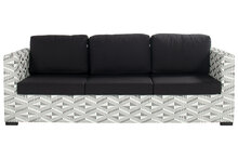 Hartman Malediven Loungeset 4-delig - Wicker - Zwart