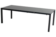 Hartman Matteo Uitschuifbare Tuintafel - Aluminium - Zwart - 180/250x100x74 cm
