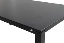 Hartman Matteo Uitschuifbare Tuintafel - Aluminium - Zwart - 180/250x100x74 cm