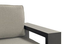 Hartman Titan 3-zitsbank - Aluminium - Grijs - 243x85x80cm