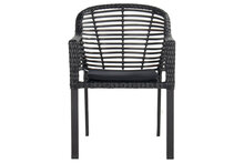 Hartman Patricia Dining Tuinstoel - Wicker - Zwart - 59x67x84cm