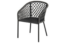 Hartman Hera Rope Dining Tuinstoel - Antraciet - 58x62x79cm