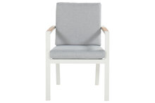 Hartman Breeze Dining Tuinstoel - Aluminium - Wit - 58x66x85cm
