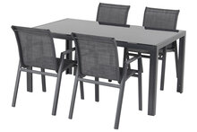 Hartman Palermo Dining Tuintafel -  Antraciet - 160x90x73cm
