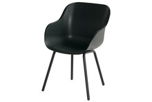 Hartman Sophie Rondo Elegance Diningstoel - Kunststof - Donkergroen - 59x57x84cm