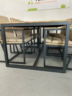Hartman Lovina 7-delige diningset zwart