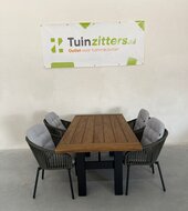 Hartman Arezzo/Yasmani 5-delige diningset