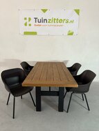 Hartman Sophie Rondo Elegance/Yasmani 5-delige diningset - mahogany