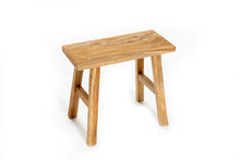 Teak Houten Mini Bank Demi - 30x16x30 cm