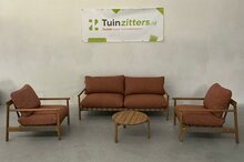 Hartman Ubud 5-delige loungeset Rood 