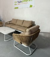 Hartman Corsica 4-delige Loungeset - Wit