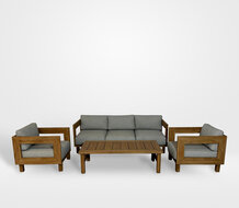 Hartman Kian 4-delige Loungeset Grey