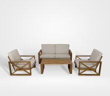 Hartman Rhodos 4-delige Loungeset
