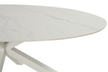 Hartman Xander Ovale Tuintafel &ndash; 220x120 cm - Wit (showmodel)