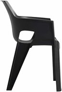 Hartman Ivy Stapelbare Tuinstoel Carbon Black