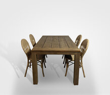 Timbra Parijs/Bairo 180 cm 5-delige dining tuinset